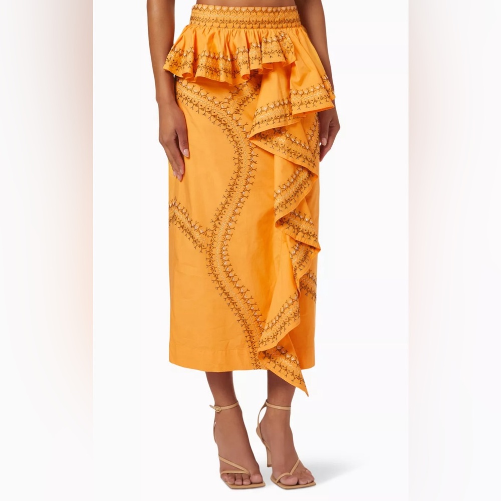 Ulla Johnson skirt with embroidery